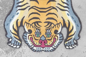 Tibetan Tiger Rug 《Sサイズ•ウール・オリジナル4・タイガー532》チベタンタイガーラグ