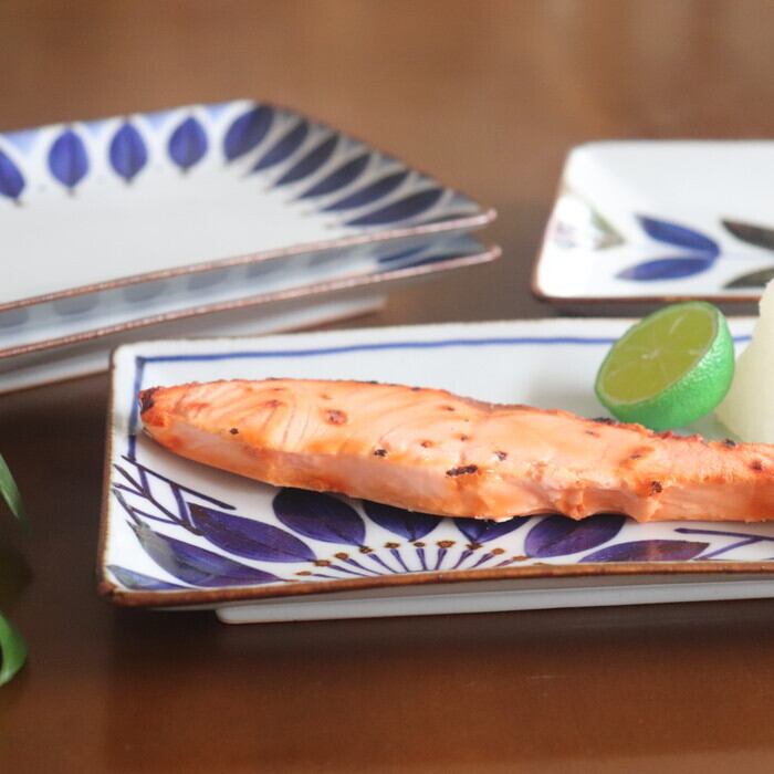 波佐見焼 翔芳窯 角皿 Hasami-yaki Rectangular plate #015 | 和食器の