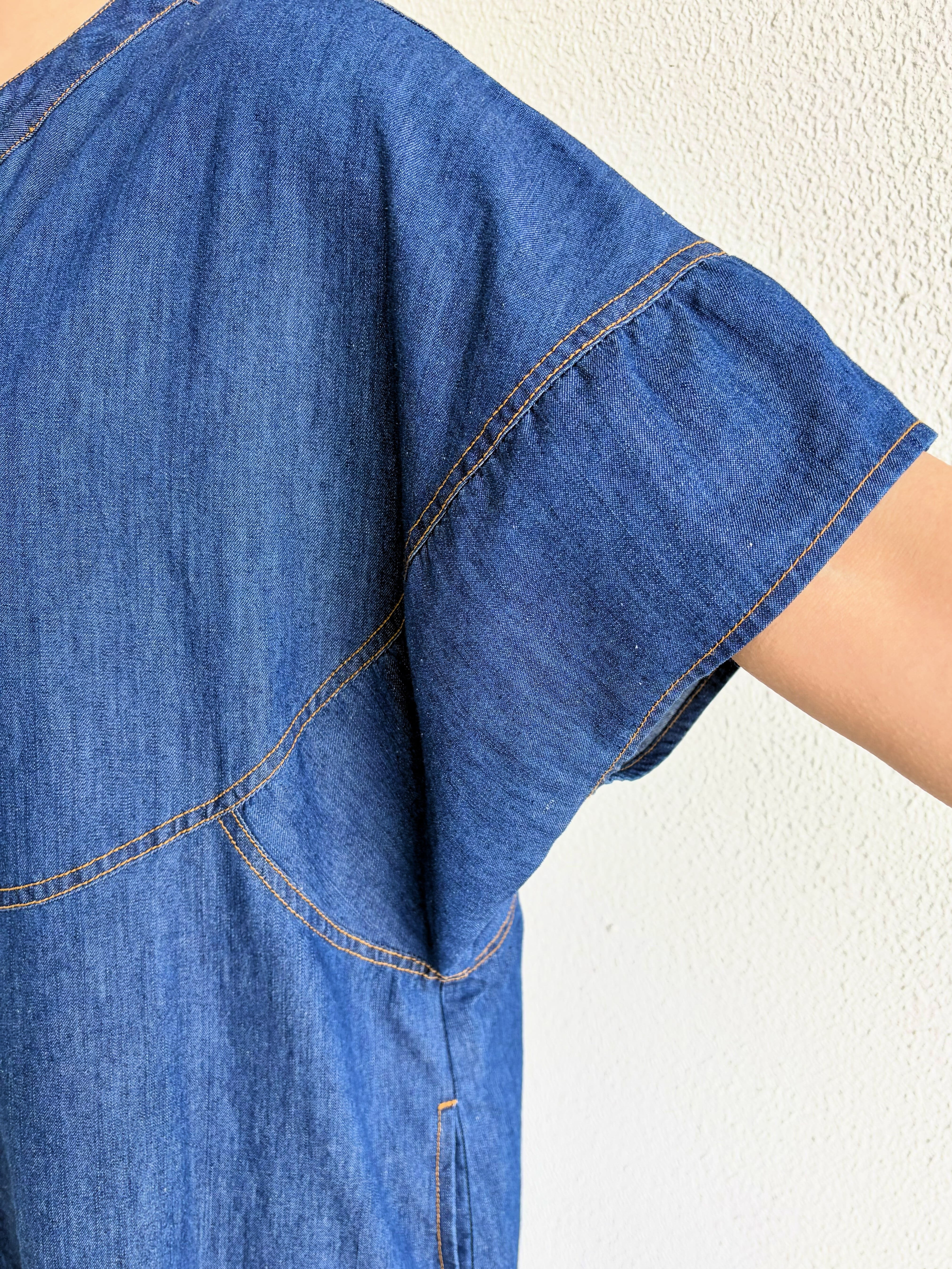 ○○○9286】半袖デニムワンピース (8801-63028) | 9286 Fashion Lab