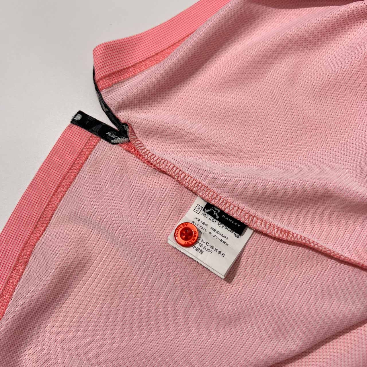 美品 OAKLEY オークリー 半袖 ドライ ポロシャツ サイズ XL /メンズ/ピンク系/ゴルフ/スポーツ