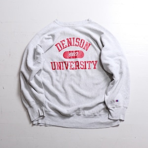 1980's “DENISON UNIVERSITY” Champion REVERSE WEAVE Sweatshirts C478