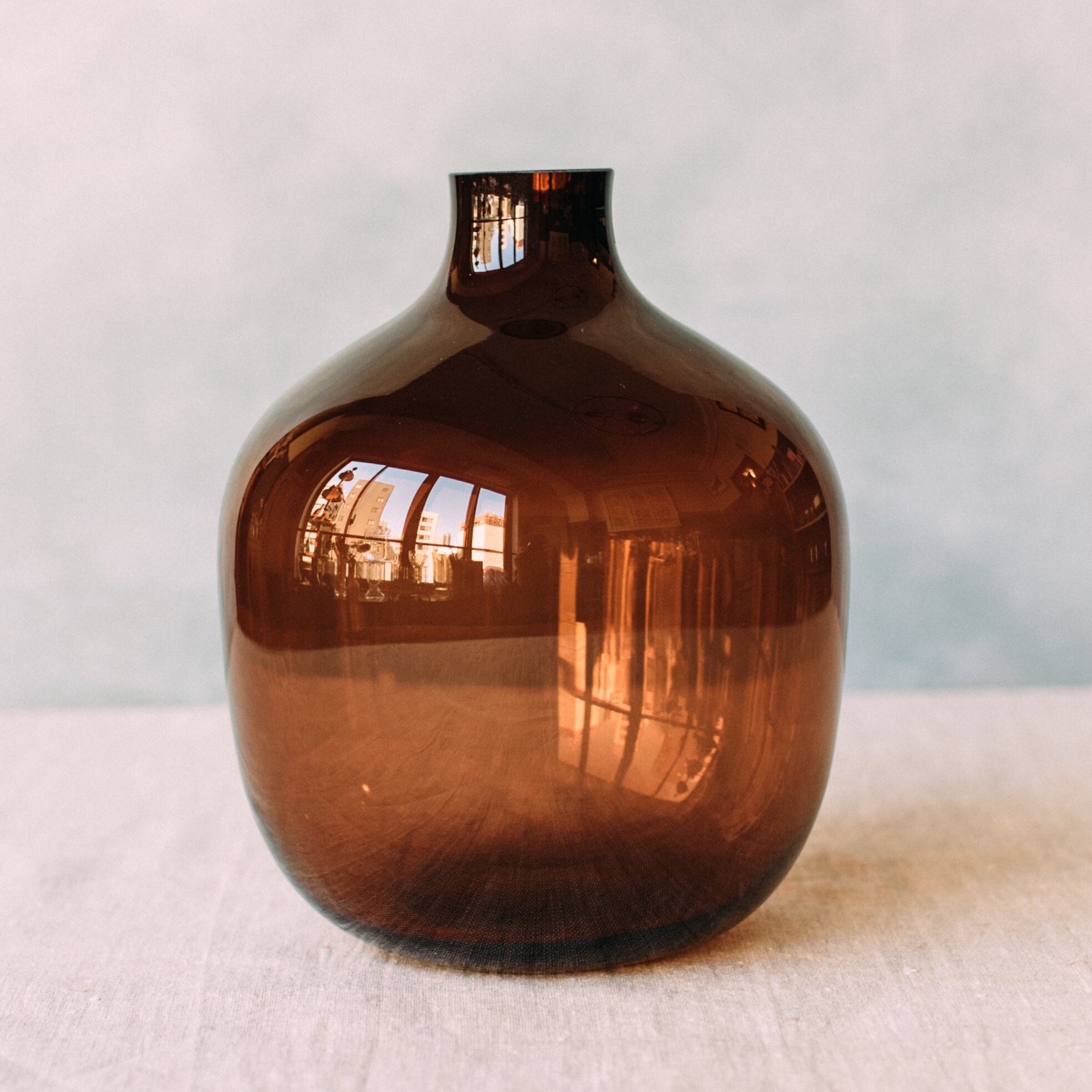 Vessel Vase Brown フラワーベース | Made with Love 