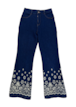 DoReMi Unique Series – Floral Hem Flare Jeans
