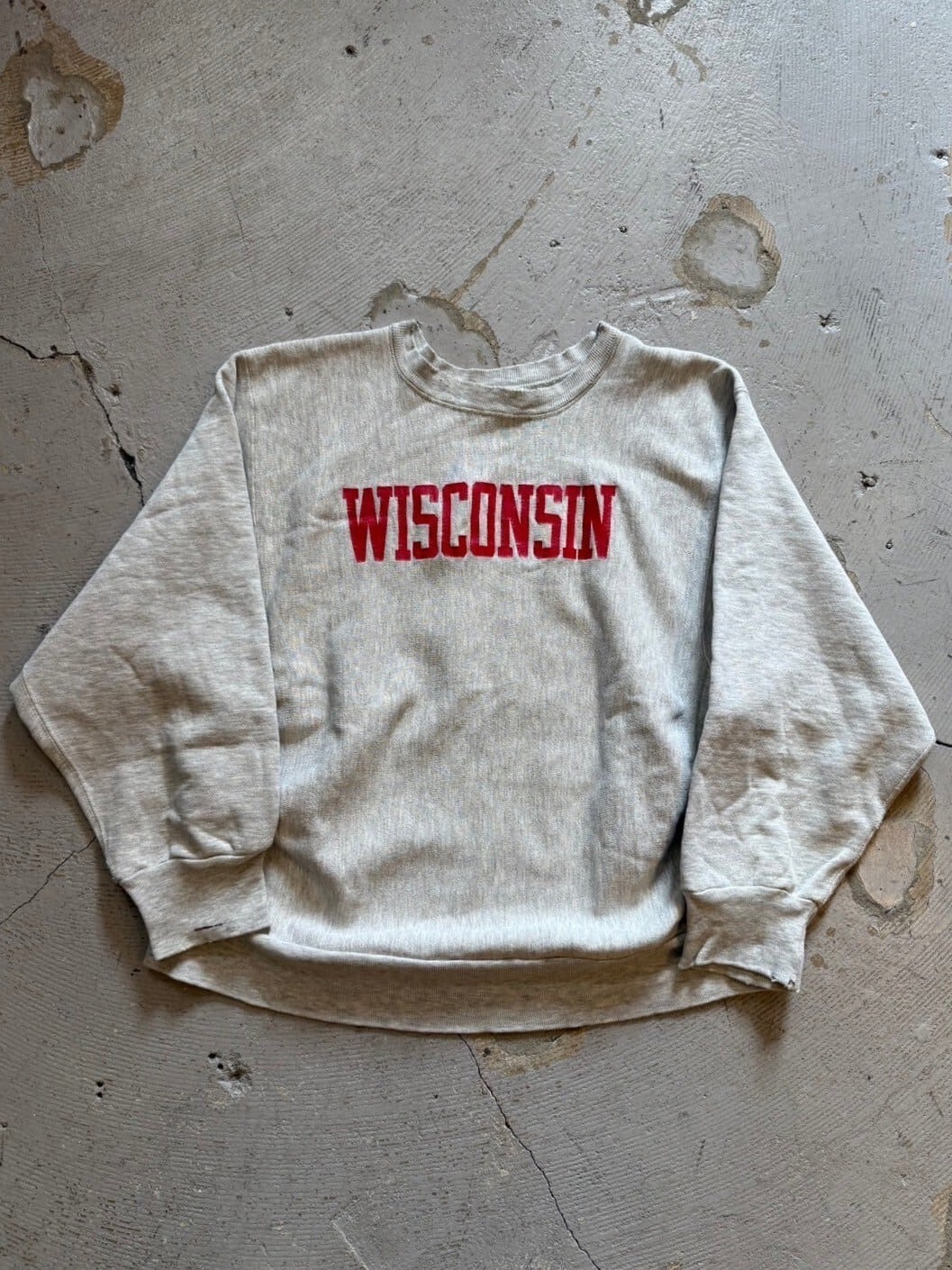 vintage 80's トリコタグ CHAMPION REVERSE WEAVE WISCONSIN | vintage