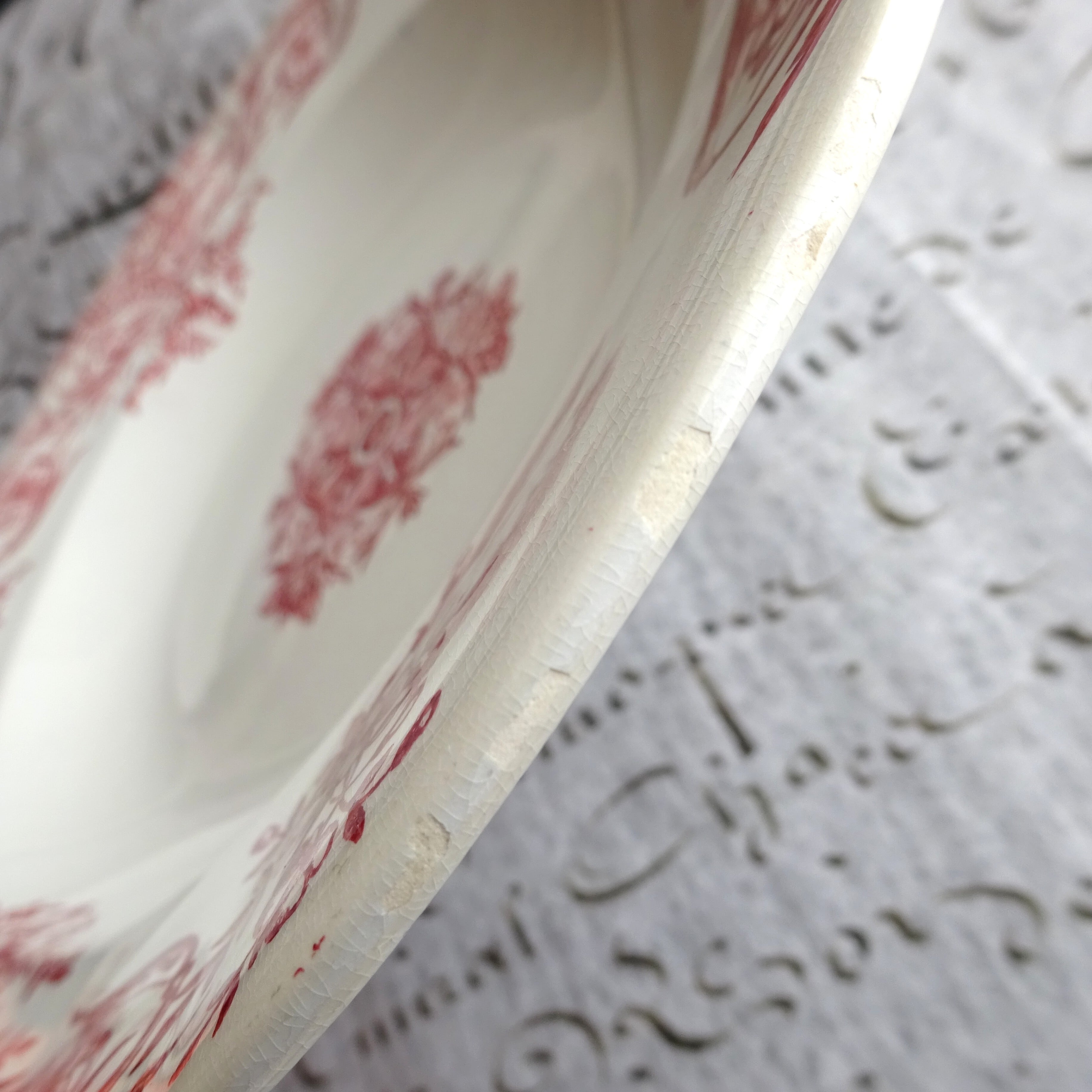 ☆ F F PEXONNE modèle Louis XVI assiette creuse (A)