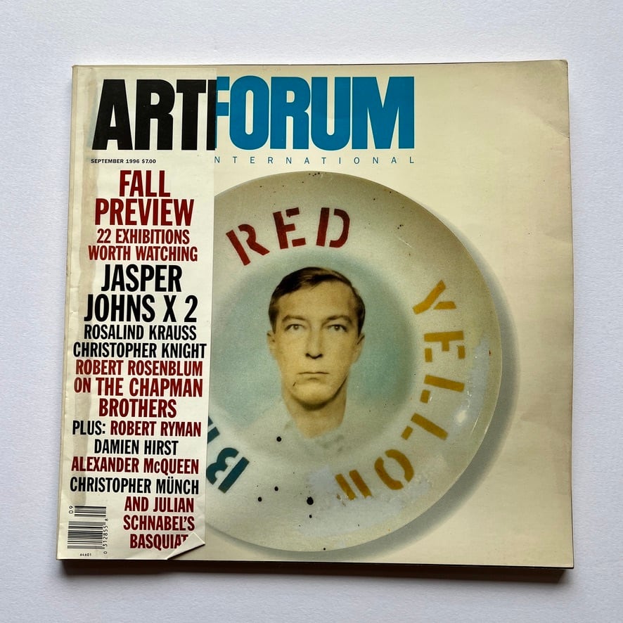 【絶版洋古書・雑誌】　ARTFORUM　1996年9月号　ジャスパー・ジョーンズ特集　[310195187]