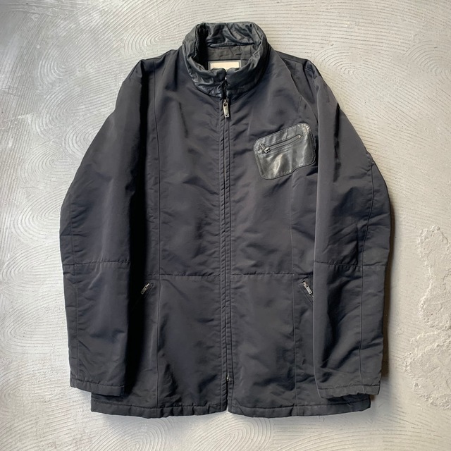 EMPORIO ARMANI / Leather collar blouson