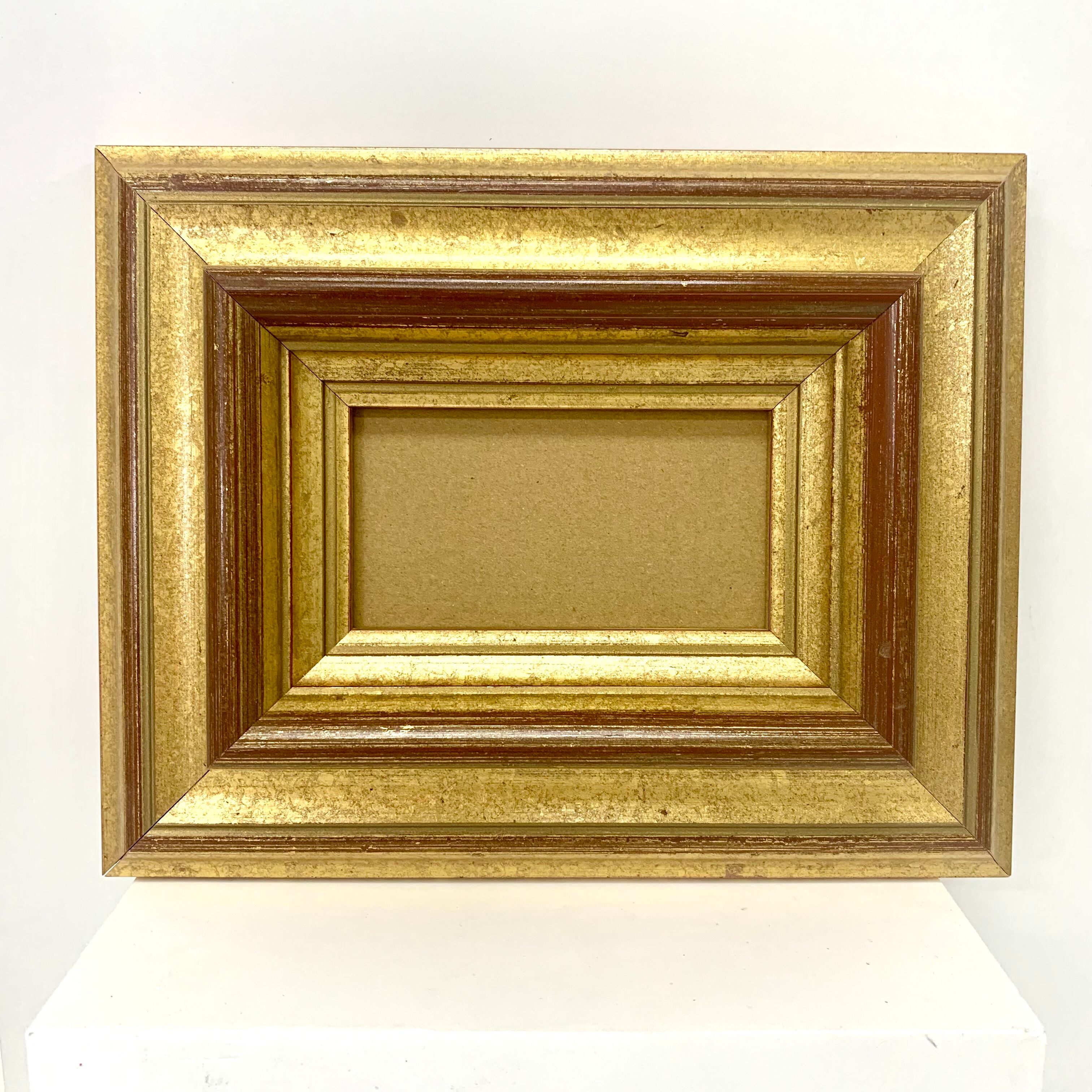 オリジナルミニ額(長方形70mm×120mm) アンティーク金 | 画材・額縁の井