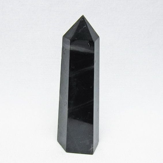 黒水晶 六角柱 モリオン ポイント 置物 一点物 142-11255