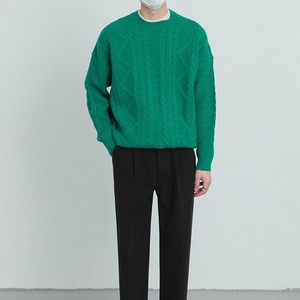 Pullover Rayon Collar Sweater   c-083
