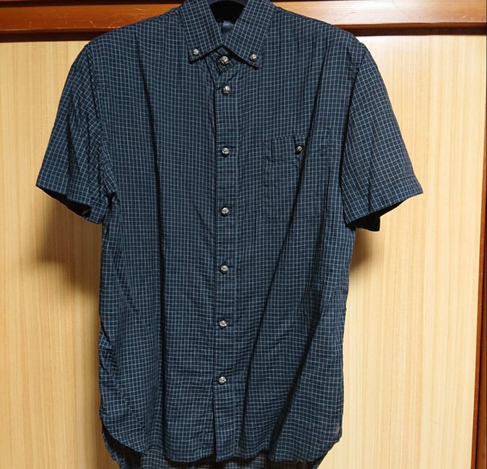 CHROME HEARTS クロムハーツ クロスボタン 半袖シャツ | chromehearts