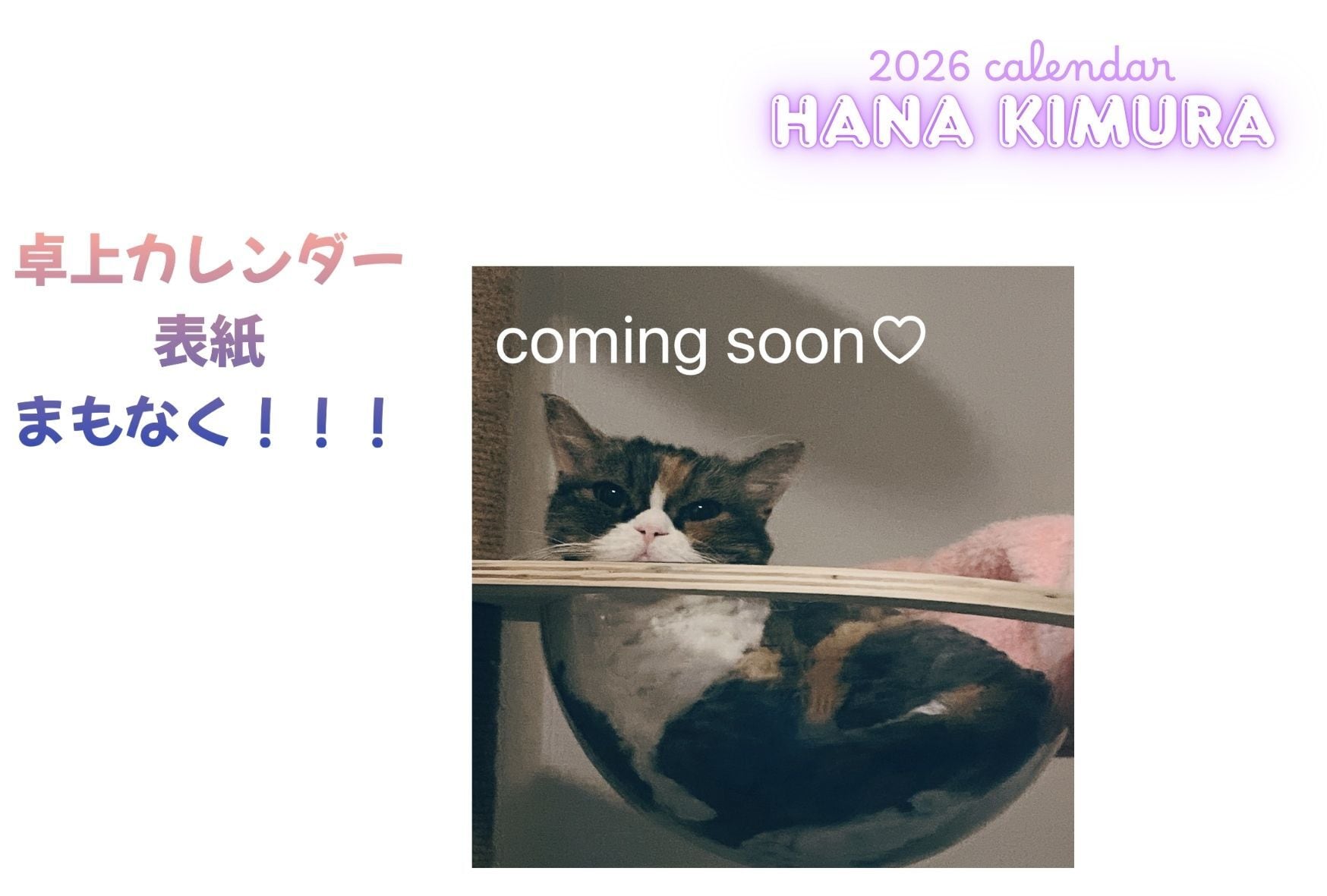 2026 木村花カレンダー♡【卓上タイプ】 | BUNGABUNGA