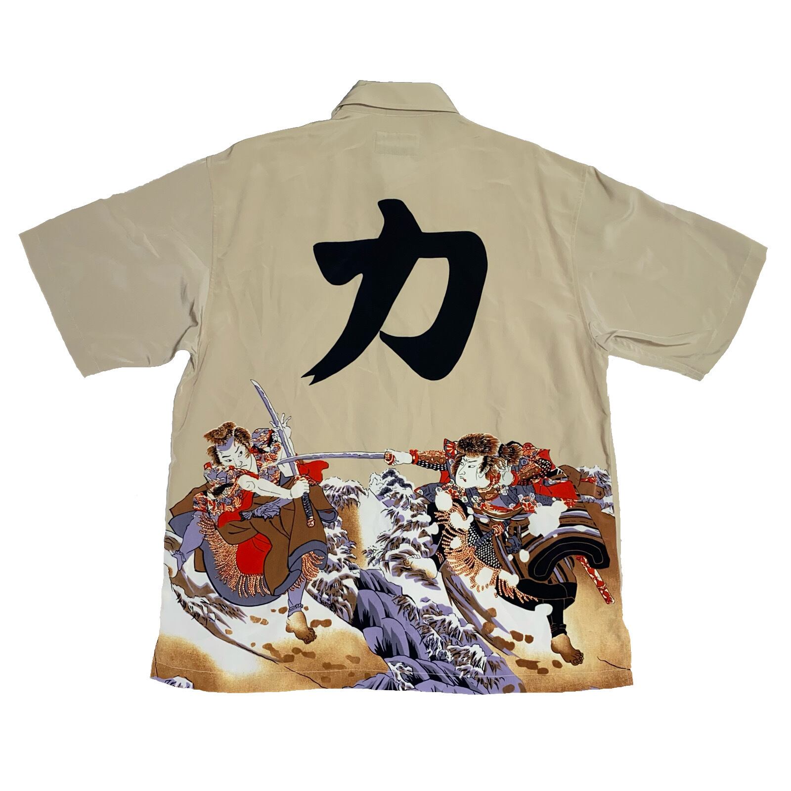 無地・新色登場！ UKIYOE printed shirt 浮世絵 柄シャツ 和柄