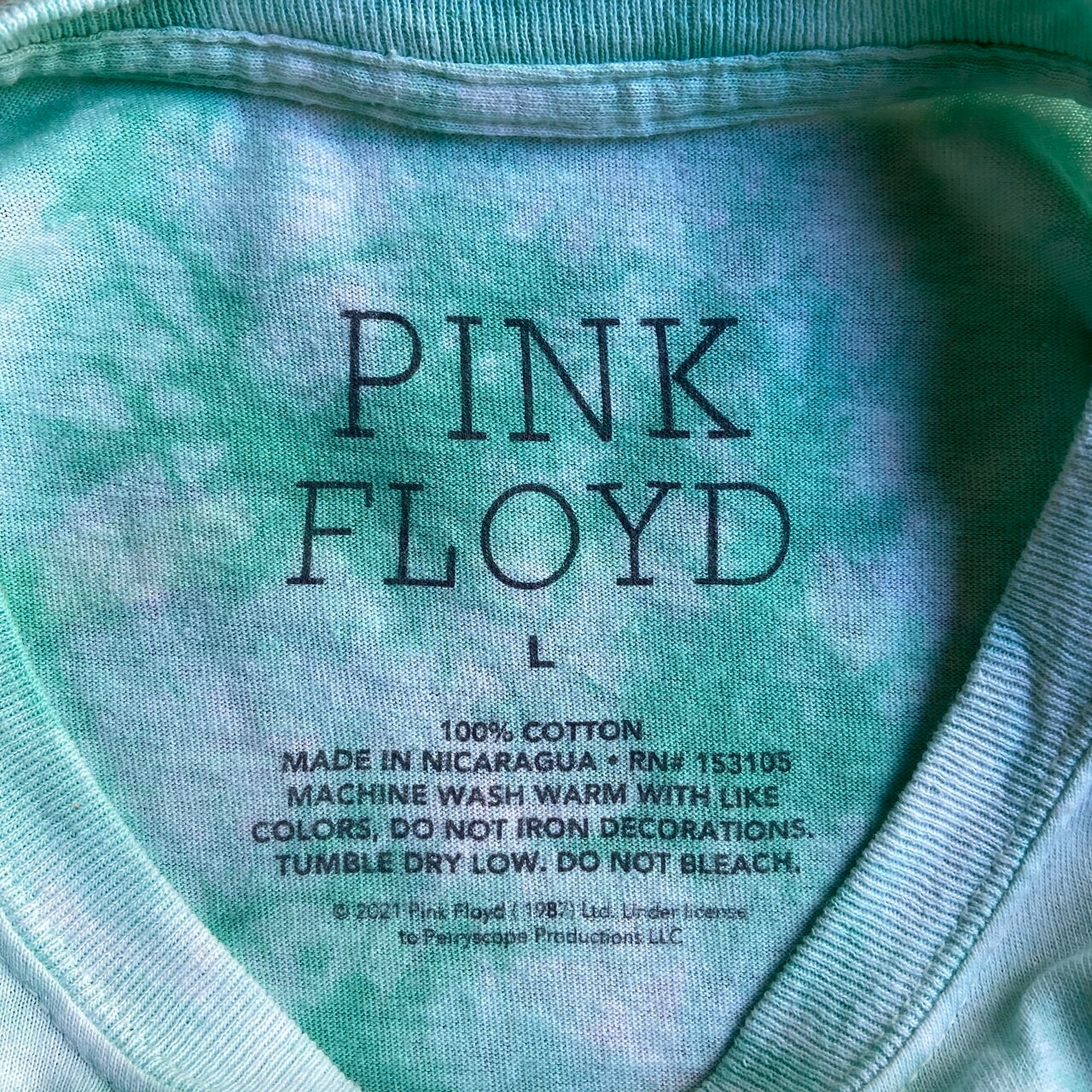 PINK FLOYD WISH YOU WERE HERE ピンクフロイド タイダイ バンドT 