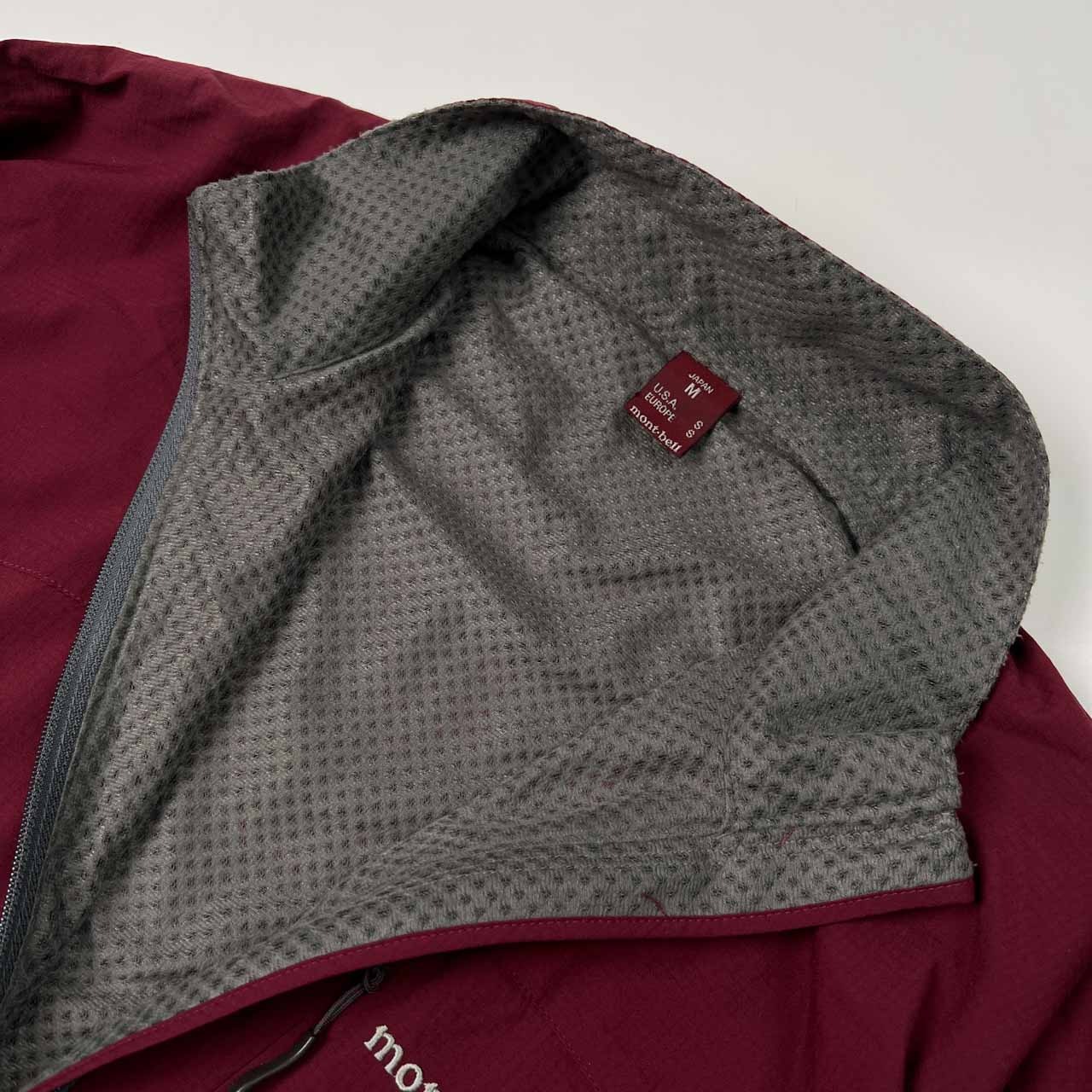 モンベル mont-bell ライトシェル アウター ナイロンジャケット M /レディース/クリマライト/STYLE# 1106146 /ボルドー