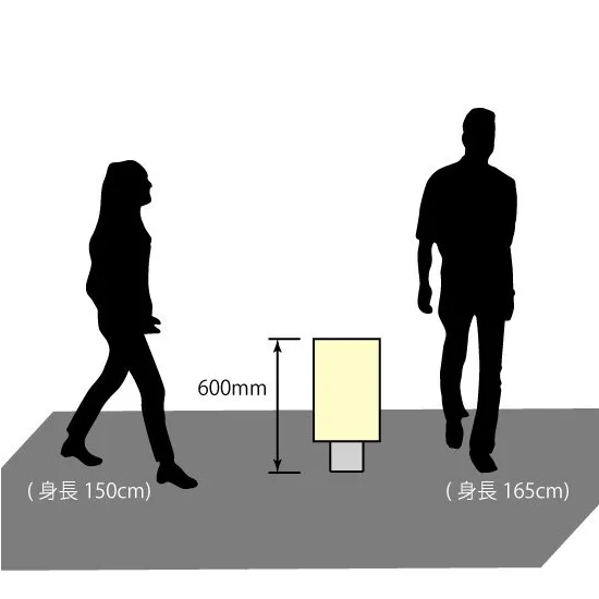 【デザイン＆印刷込み】屋外 片面 シンプルブロック看板【310×450】 スタンド看板 BLOCK SIGN 店舗看板 プチプラ看板 プレート看板 プリントコミコミセット
