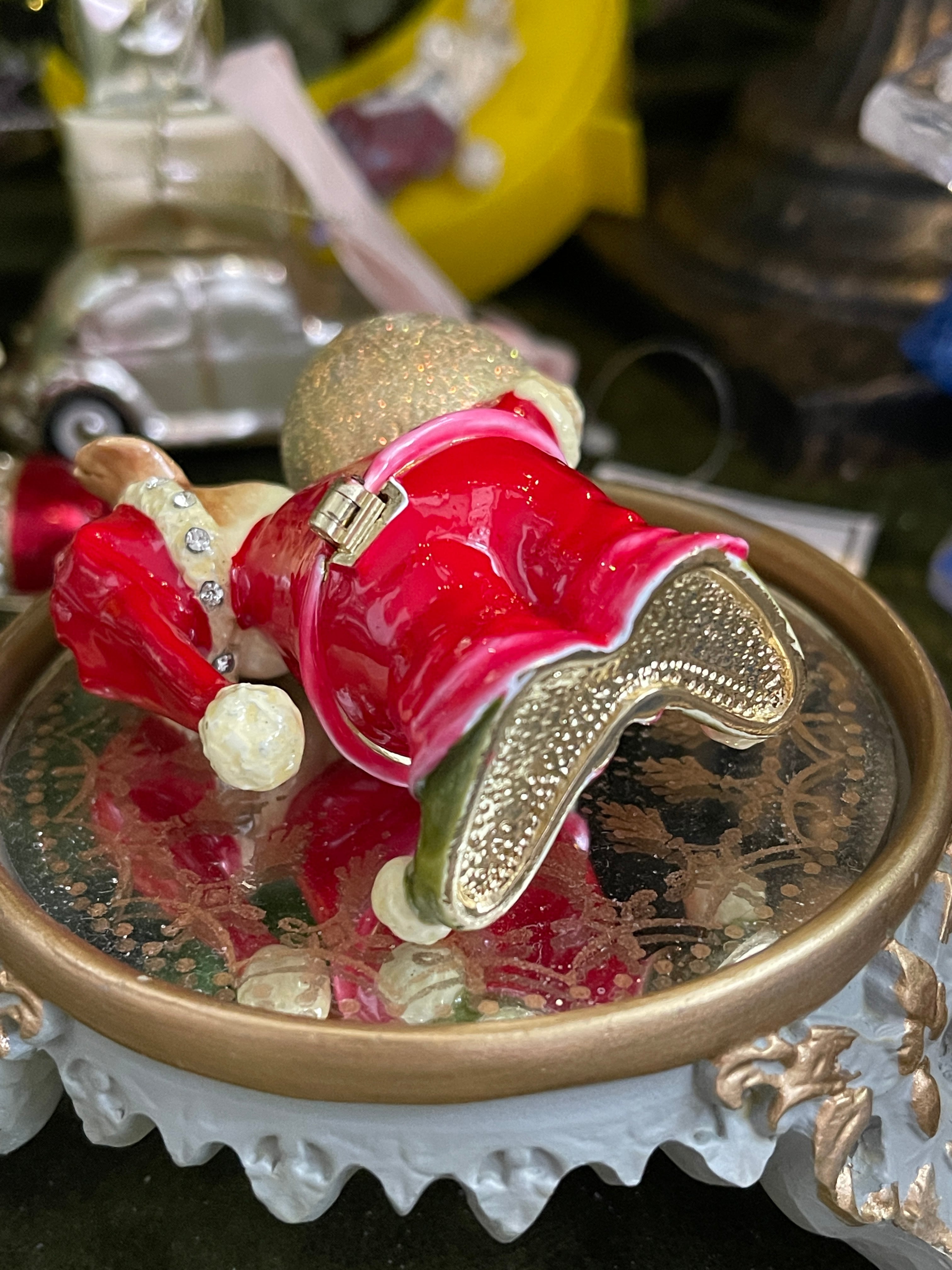 ◇ボールマウス◇エナメルBOX◇Trinket トリンケットボックス◇英国