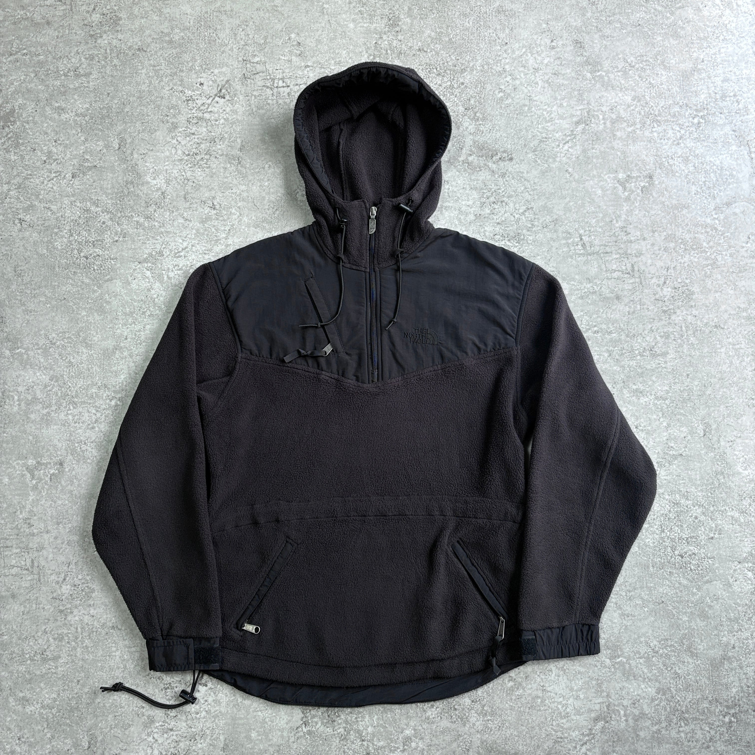 90s紺タグ STUSSY ハーフジップスウェット