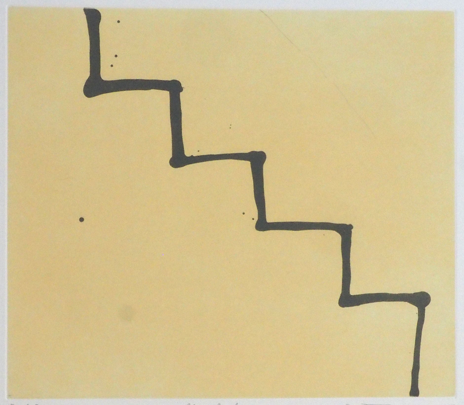 Zhou Hao 周豪 No.169-f 銅版画 (額付き)