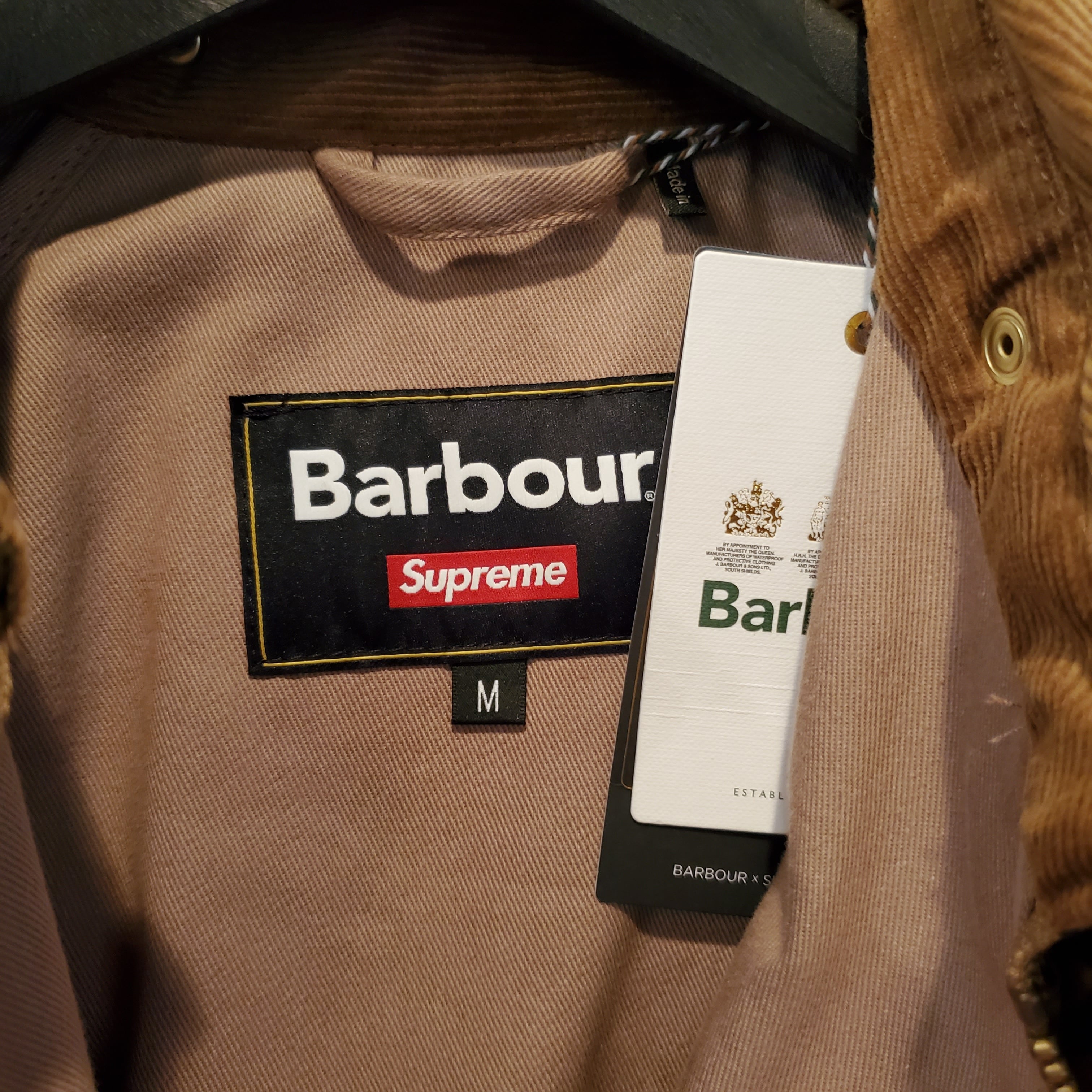 Supreme Barbour Lightweight Waxed Cotton Field Jacket | muuneo