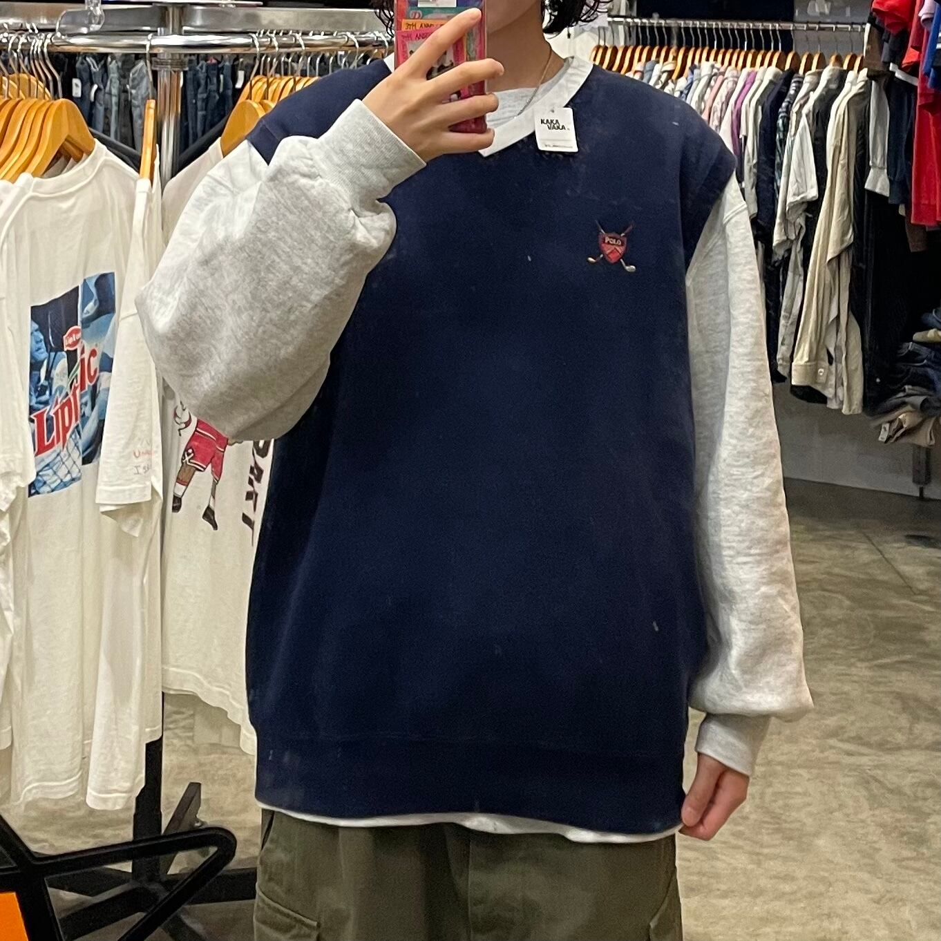 POLO GOLF⁄ポロゴルフニットベスト | 古着屋KAKAVAKA POLO GOLF