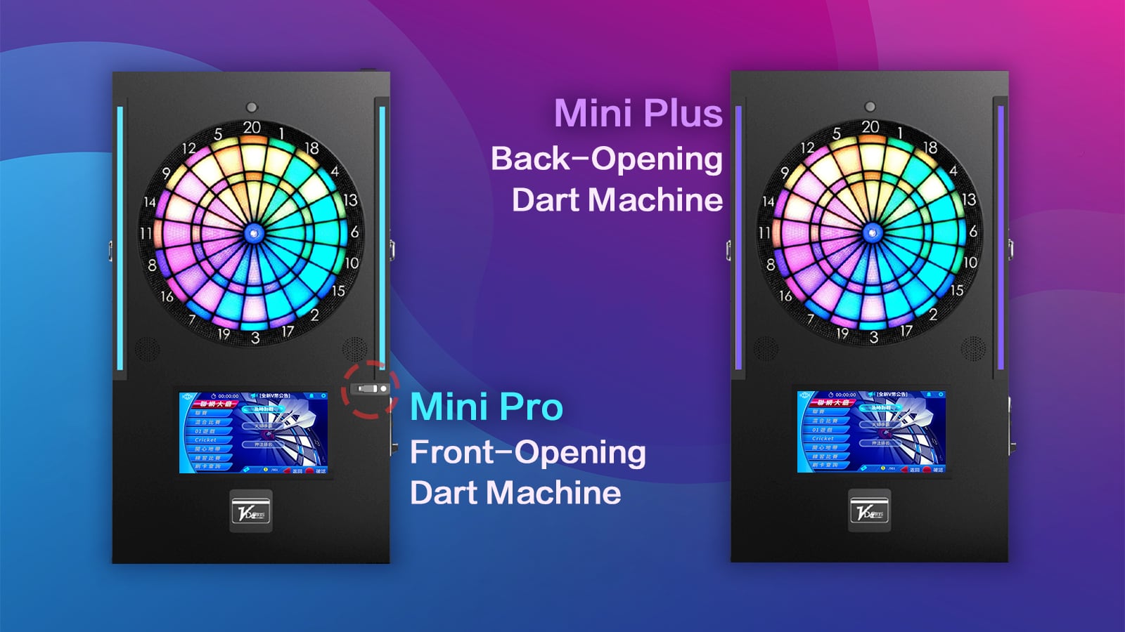 最新型 VDartsMINIＰＲＯ 壁掛け 業務用ダーツ マシン (日本正規代理店 ...