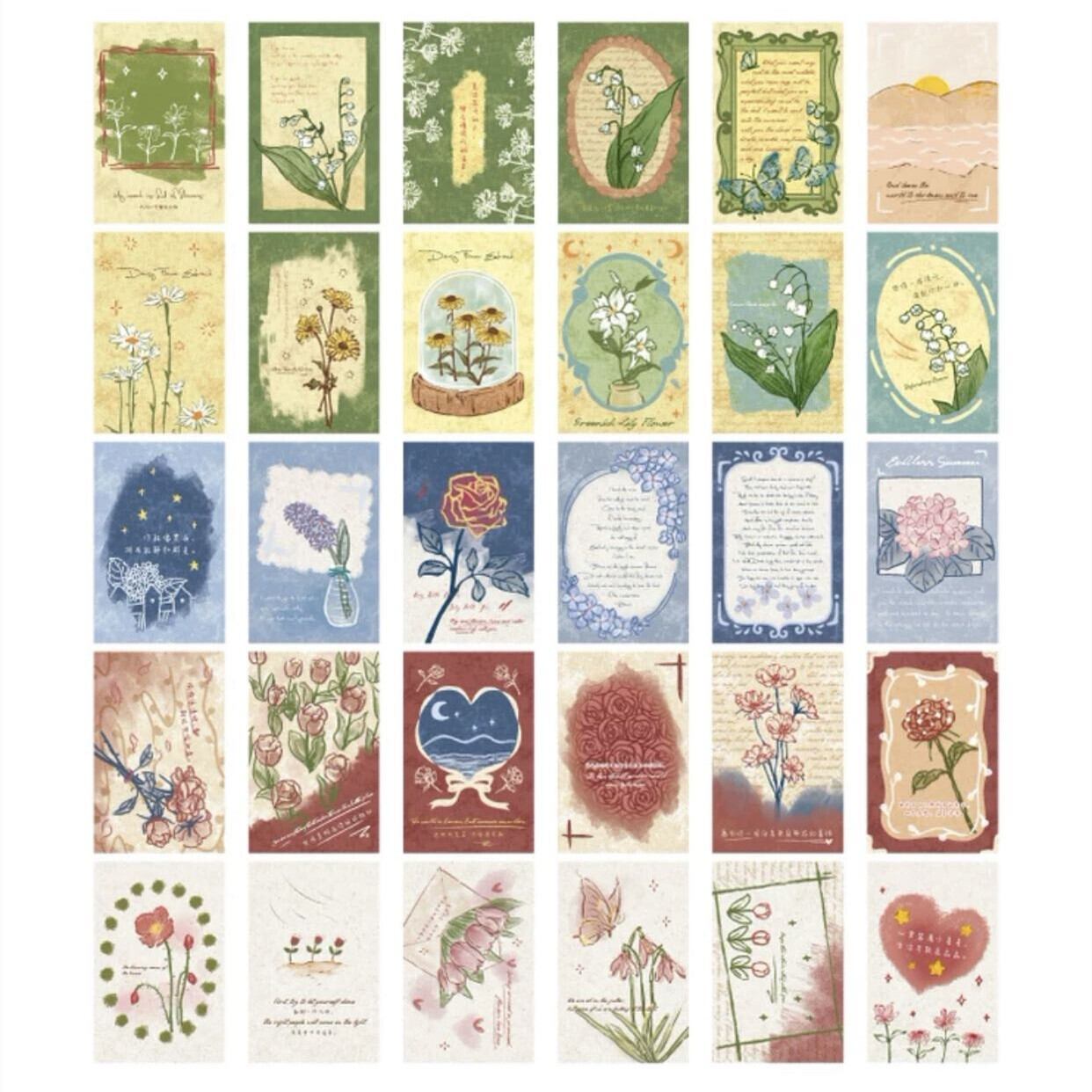 コラージュ素材 コラージュペーパー ハガキサイズ30枚 コラージュ素材 コラージュペーパー ハガキサイズ30枚 【公式通販】