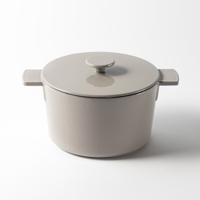 Primo 鋳物ホーロー鍋 20cm ウォームグレー