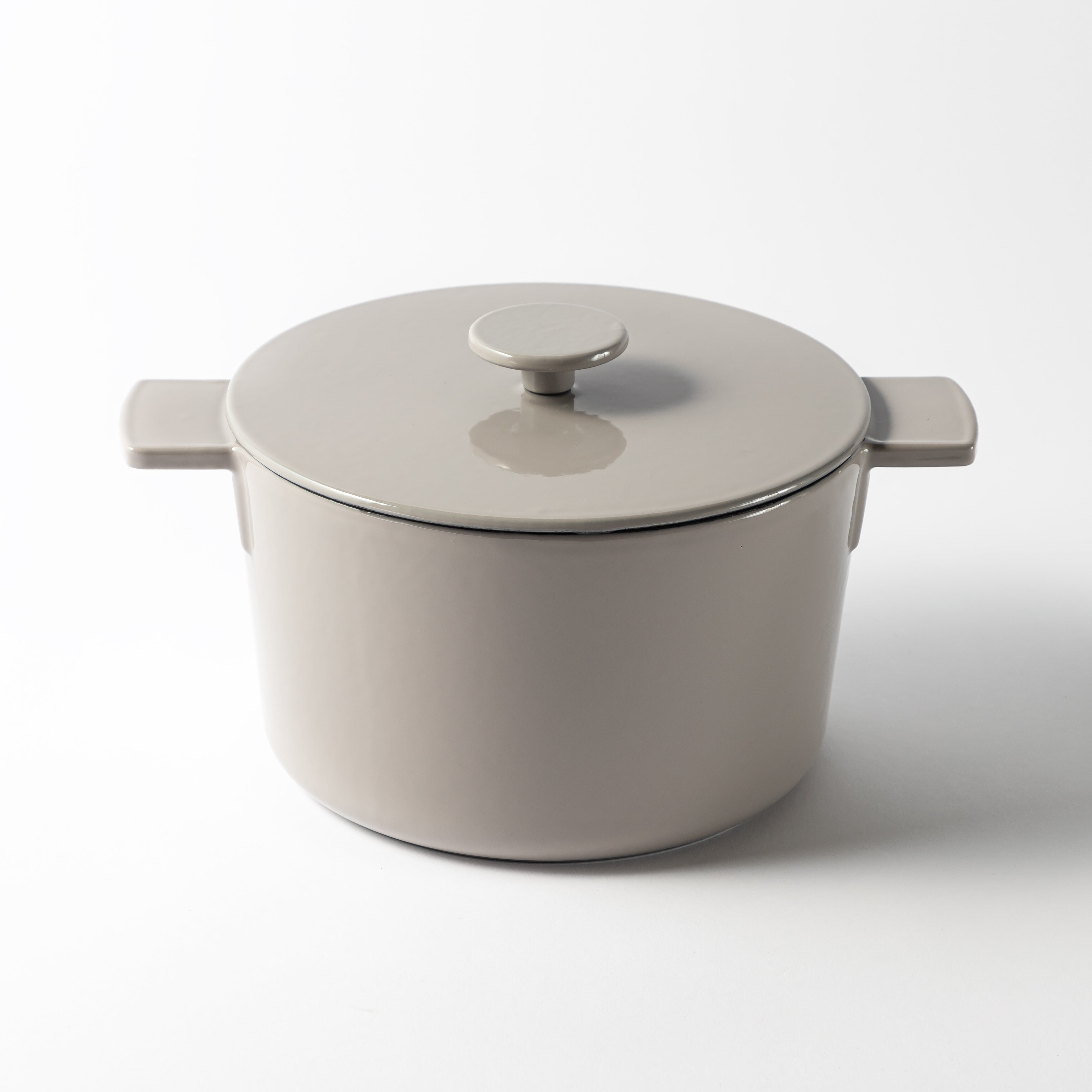 Primo 鋳物ホーロー鍋 20cm ウォームグレー