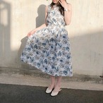 花柄ノースリーブワンピース｜サムネイル1