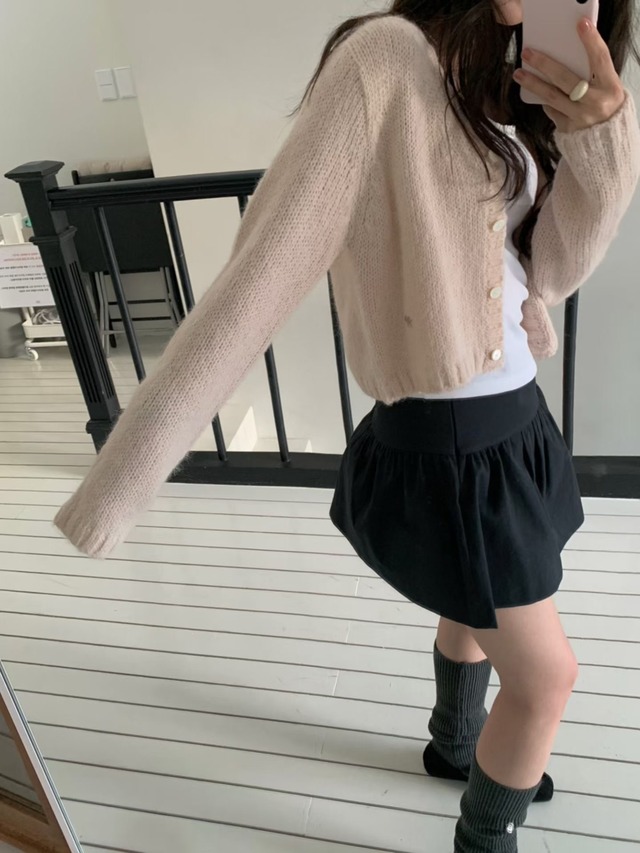 (予約) pretty young thing / Cotton frill skirt 2color　