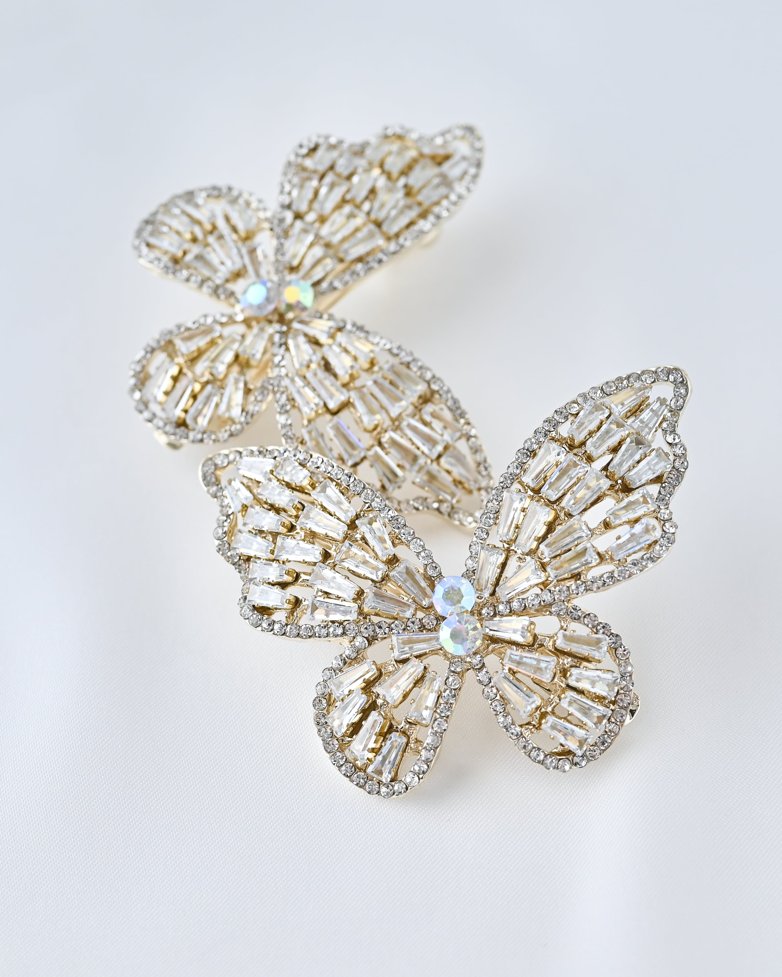 専用　ドレス＋バレッタセット バタフライバレッタウェディング【AH2207-01】 | ブライダル