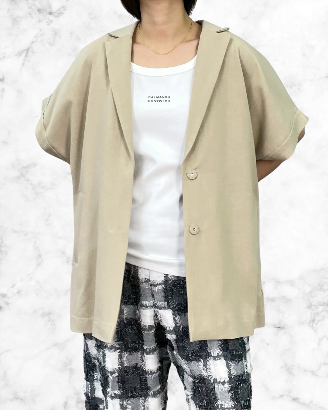 フレンチスリーブオーバージャケット 85261415 ANNA KERRY アンナケリー