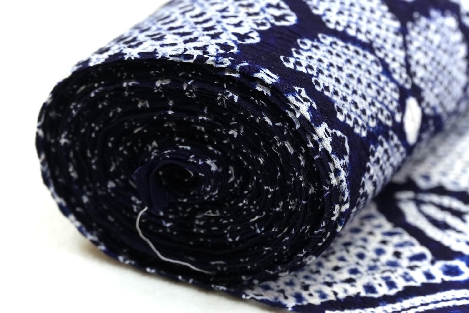 3853 有松絞り 反物 和装 和服 古布 生地 リメイク素材 昭和レトロ