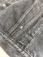 80s Levi's 70503-0259 BLACK DENIM JACKET Size XL
