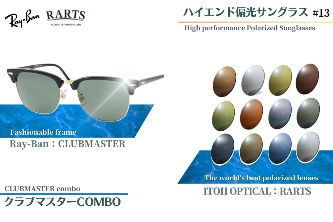 Ray-Ban  Wayfarer 偏光レンズ レイバン カスタム偏光サングラス Ray-Ban WAYFARER ウェイファーラ