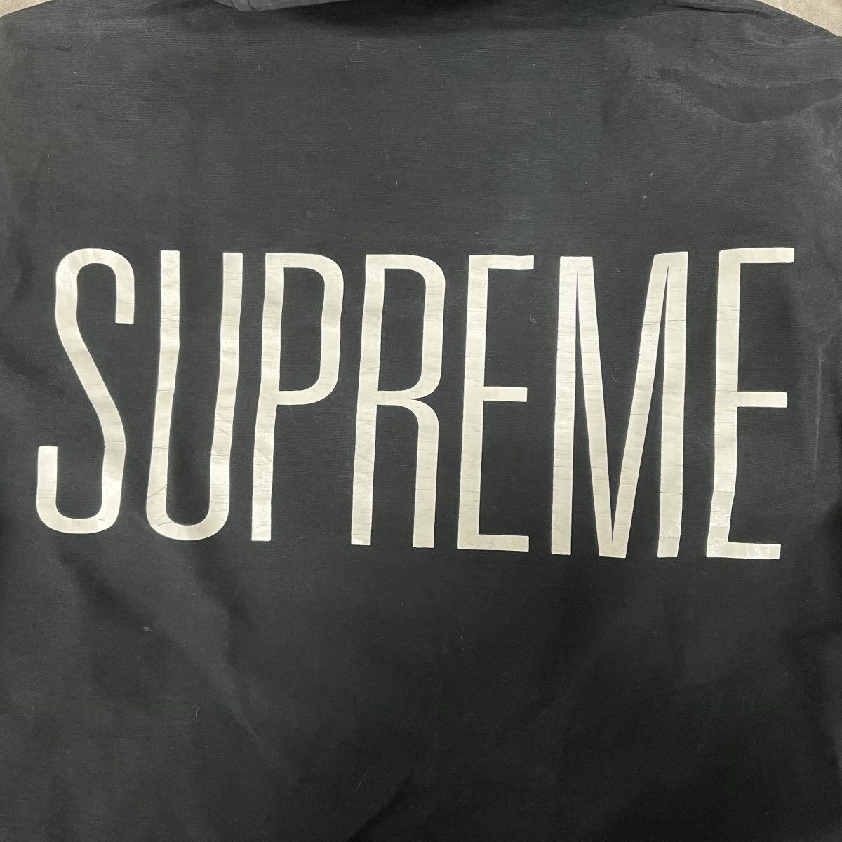 Supreme Taped Seam Fishtail Parka 黒 M 美品 - ナイロンジャケット