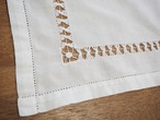 クロスのドロンワーク　テーブルマット（シミあり） 画像9