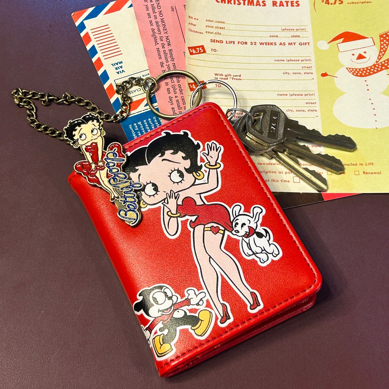 【Betty＆ GARFIELD】キーリング クリップ ☆