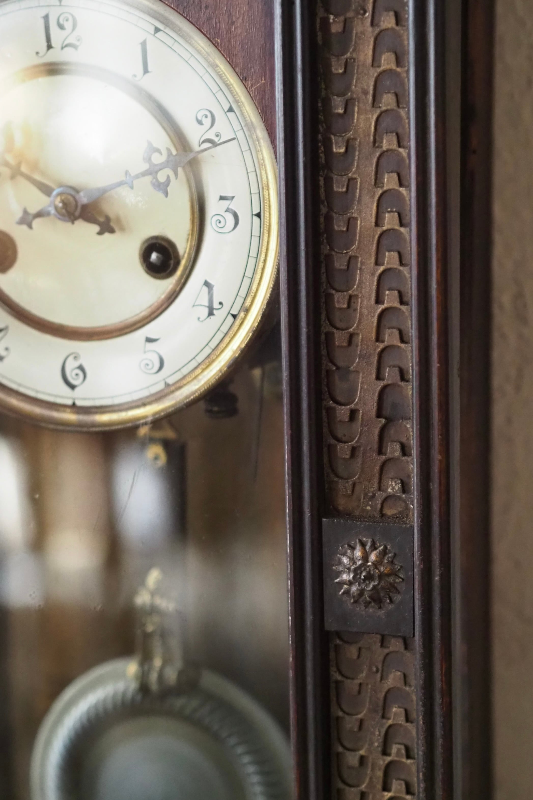 イタリア アンティーク壁掛け時計-antique wall clock | アンティーク