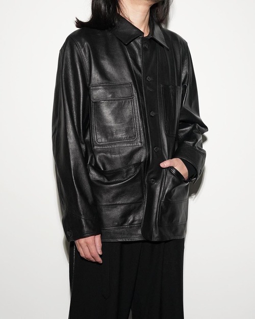 Leather Coverall 〈Deer Skin〉
