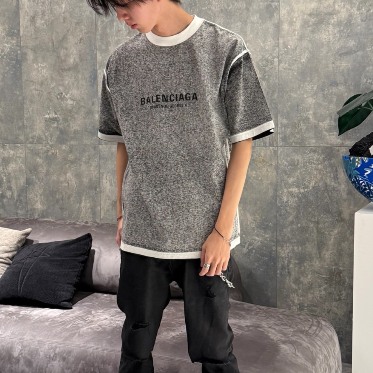 【BALENCIAGA】Medium Fit T-Shirt - 8