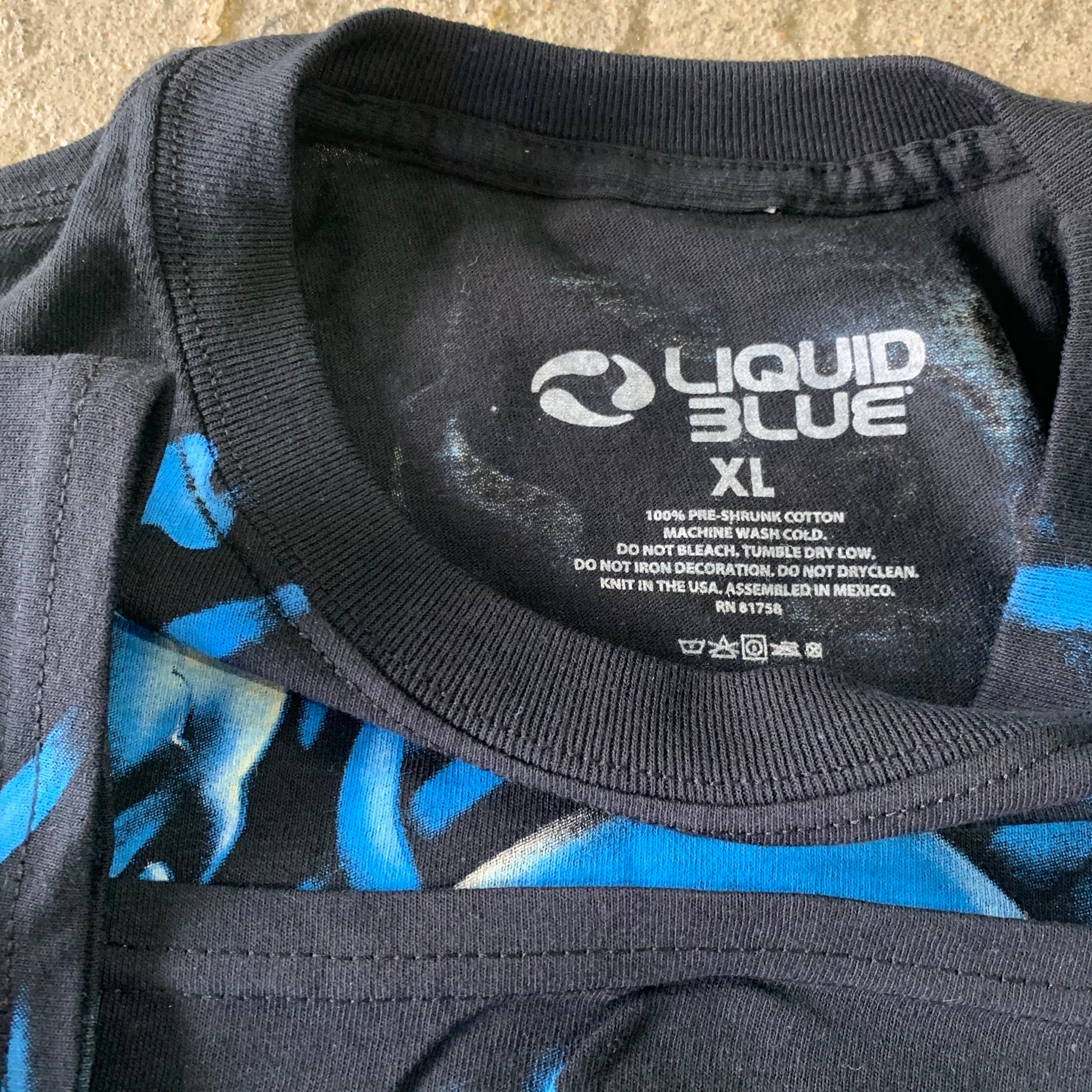 《激レア》00s LIQUIDBLUE テキサスロングホーン バイソン Tシャツ