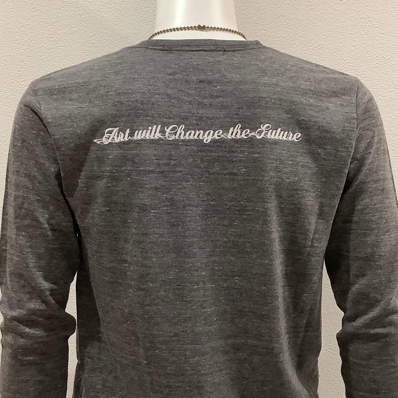 Kepler1649c ( ケプラー1649c ) 七分袖 Tシャツ ヘザーブラック