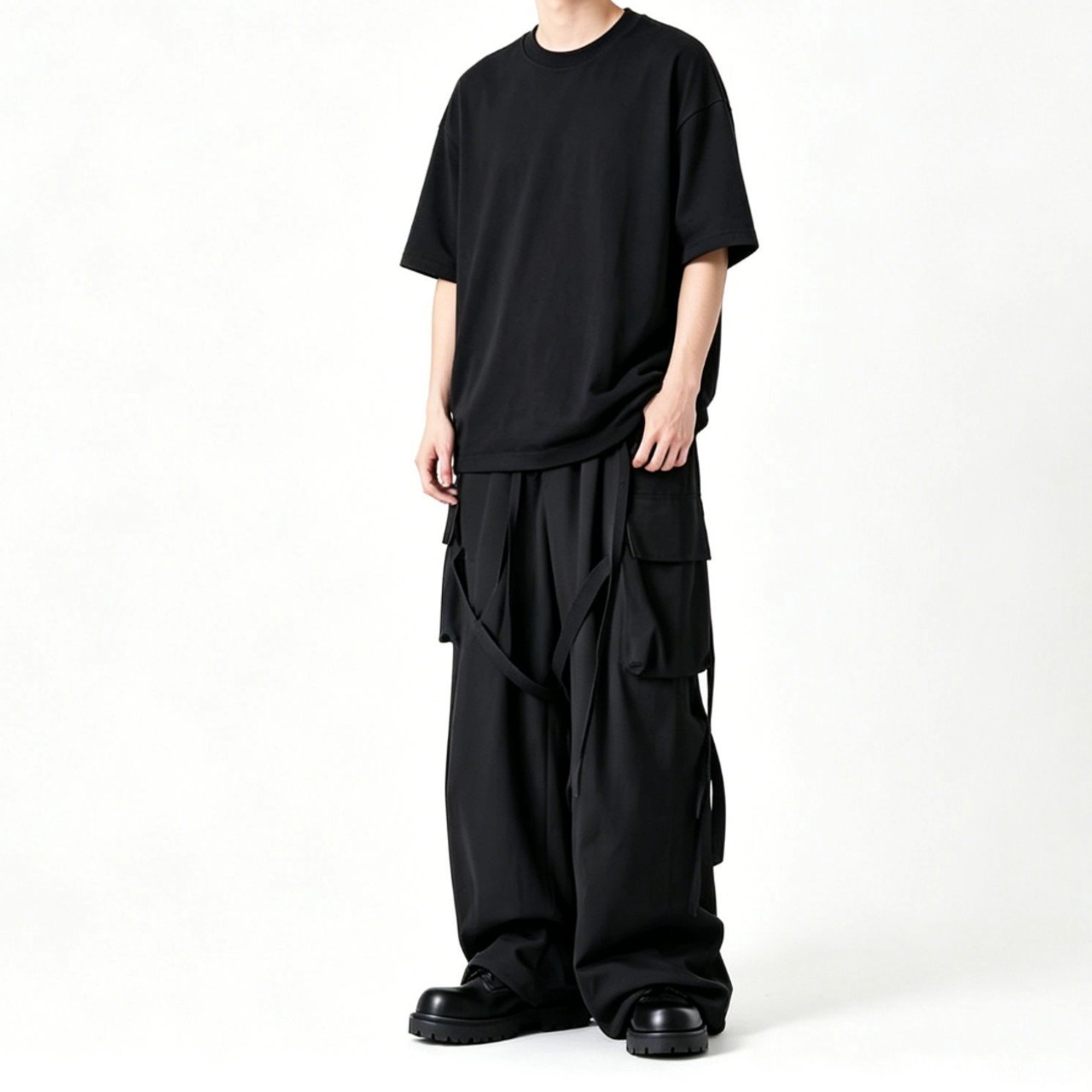 Strap Cargo Wide Pants TB2397・画像4