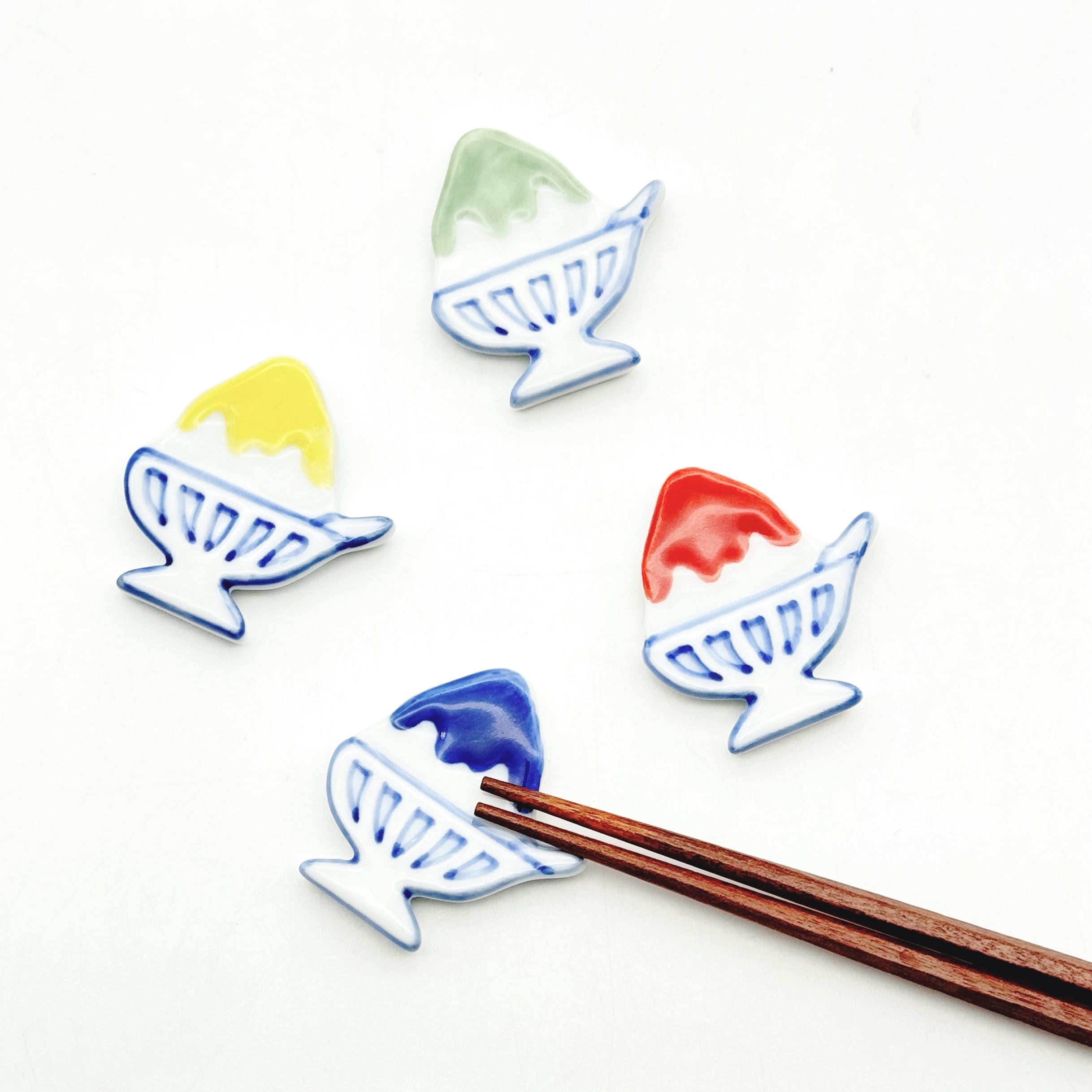 かき氷 箸置き | 24to3[西富陶磁器オンラインストア 有田焼 かき氷 箸置き | 24to3[西富陶磁器オンラインストア 有田焼