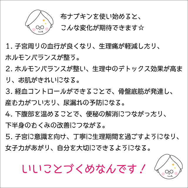 ブルームジ＊ホルダー型布ナプキン＊レギュラーサイズ＊