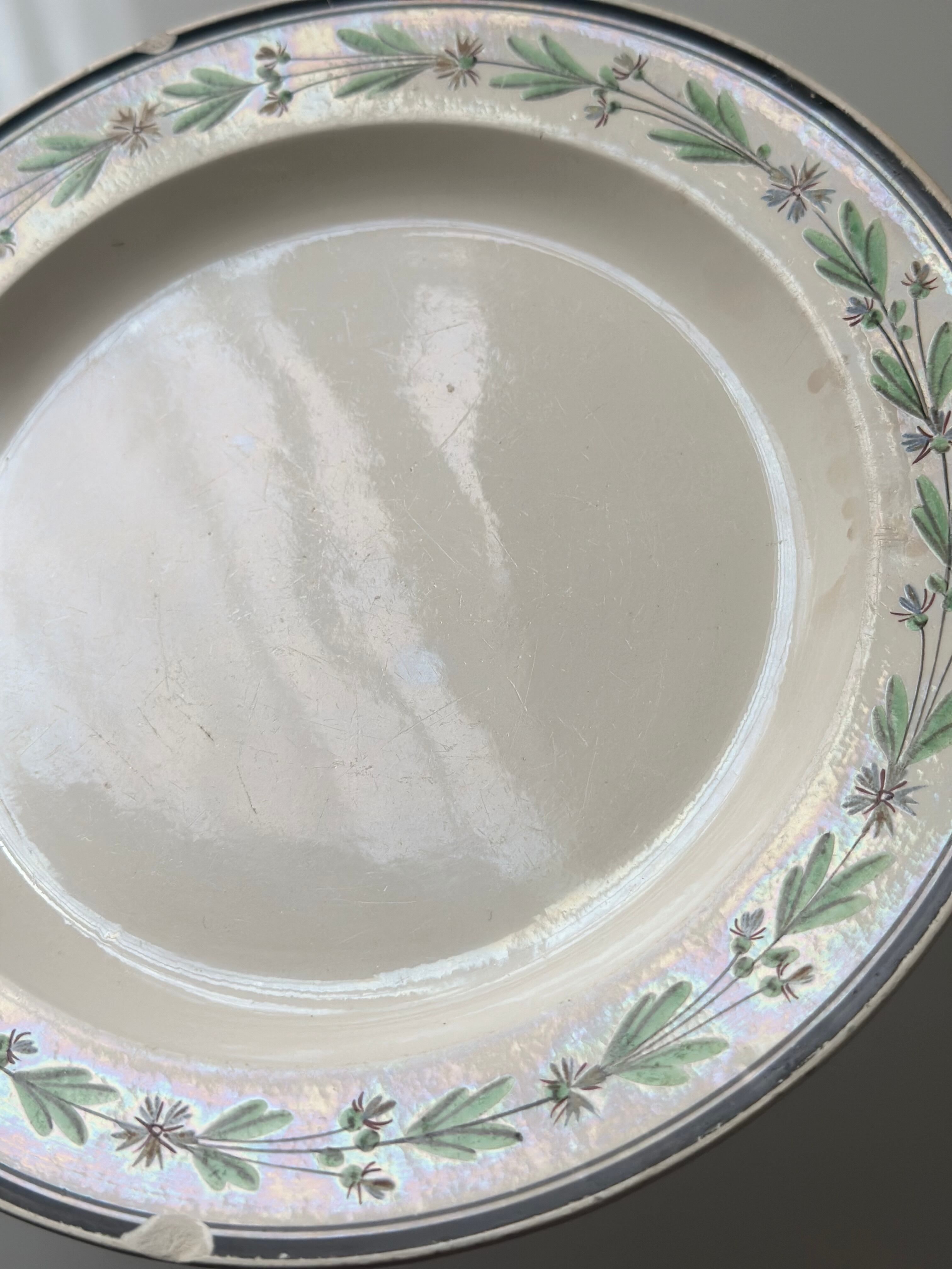 Creil et montereau クレイユモントロー / Faïence Fine 花柄