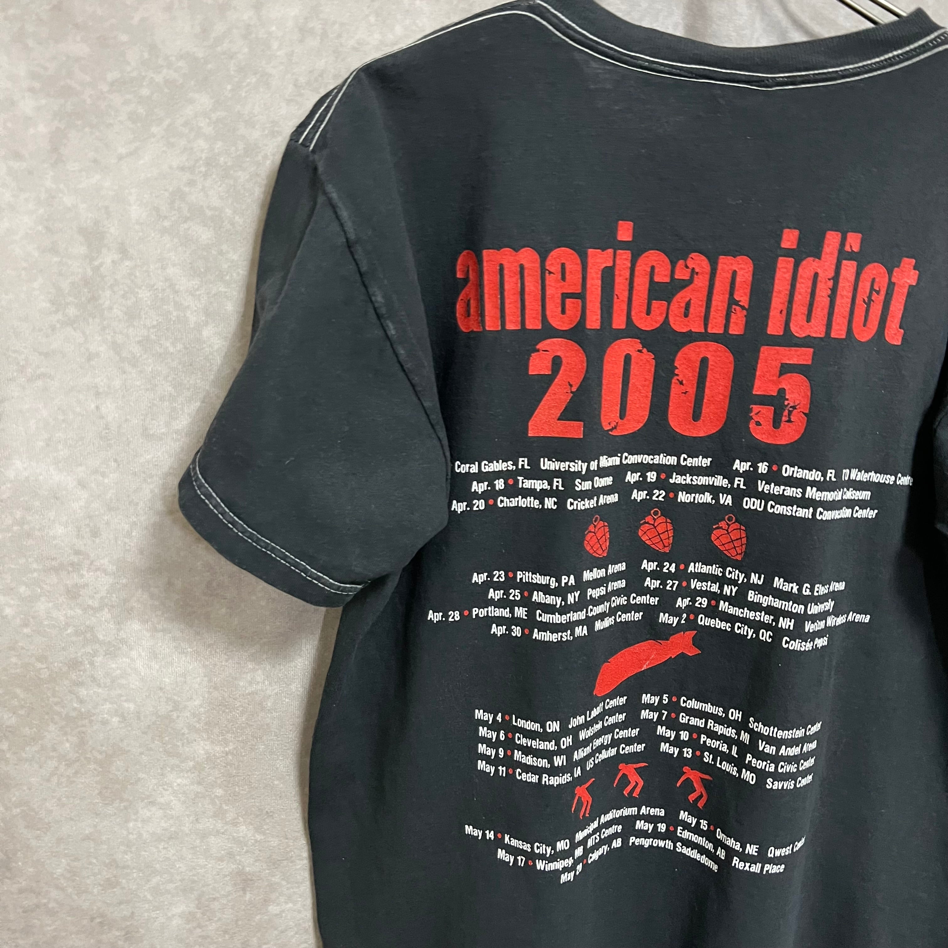 GREEN DAY american idiot 00s Band T-shirt | 古着屋adm 音楽と古着