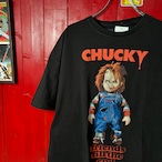 CHACKY ホラーTシャツ　黒　チャッキー　XLムービー